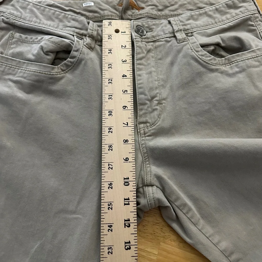 Tommy Bahama Jeans Mens 34x30 Khaki Cotton Stretch Pants Marlin‎ Logo